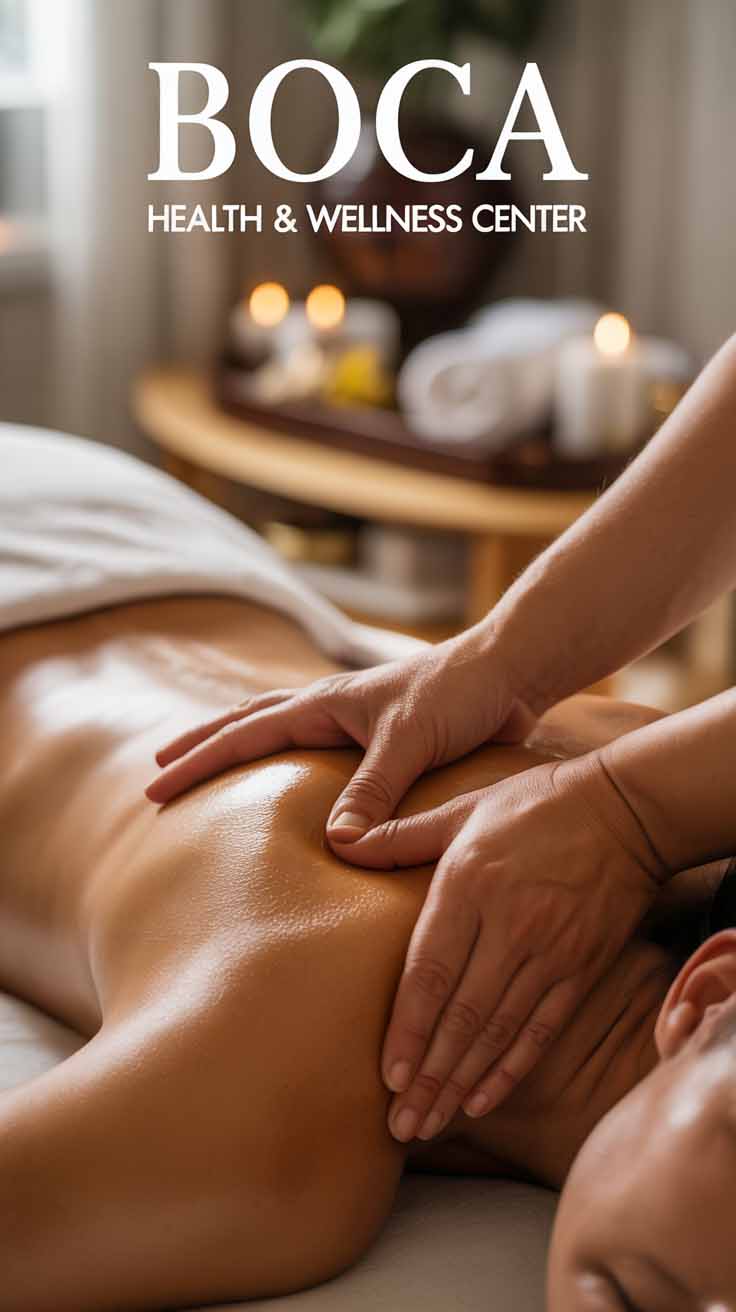 Massage Therapy at Boca Health &  Wellness Center